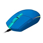 Mouse Logitech Gaming Wired Optical RGB Wave Blue 6 Buttons 8000dpi (G203 LIGHTSYNC~910-005792)