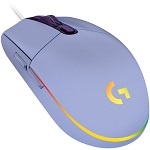 Mouse Logitech Gaming Wired Optical RGB Wave Lilac 6 Buttons 8000dpi (G203 LIGHTSYNC~910-005851)